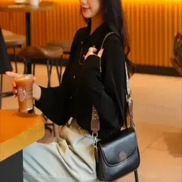 Random Enterprises PU Structured Sling Bag With Bow Detail-picture-19