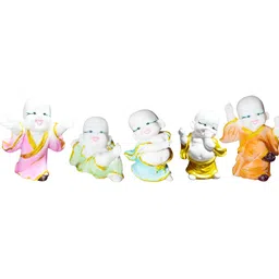 Aura White 5 In 1 Buddha Idol Showpiece-image-88