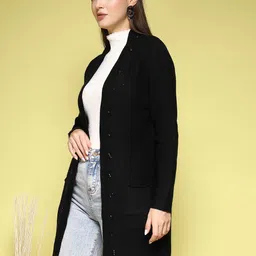 Mafadeny Front Open Longline Shrug image 4