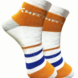 HRX by Hrithik Roshan Pack Of 5 Colourblocked Ankle-Length socks image 2
