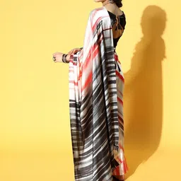 all about you Satin Saree image 3