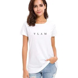 VLAM Women Printed Applique T-shirt image 3