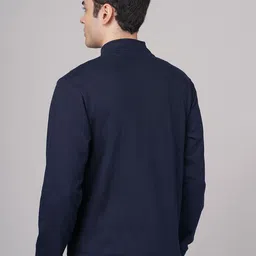 OUTLAWS Stand Collar Bomber Jacket With Zip Detail image 4