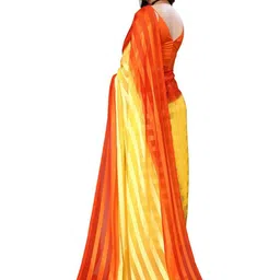 STYLETONE Striped Satin Designer Saree image 2