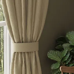Nefertiti Home Brown Set of 2 Floral Black Out Door Curtain image 5
