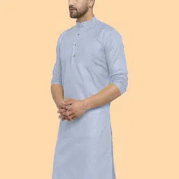 ANUJ FASHION Mandarin Collar Long Sleeves Straight Kurta-picture-10