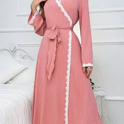 ETC Women Lace Sweat Nightdress-picture-30