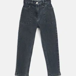 ELLE Girls Mid-Rise Highly Distressed Stretchable Jeans-image-75