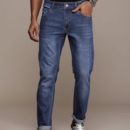 WROGN Men Slim Fit Heavy Fade Stretchable Jeans-picture-34