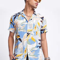 glitchez Tropical Tango Soft Breeze Relaxed Fit Shirt-picture-23