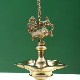 Exotic India Brass Spiritual Wall Decor-image-96