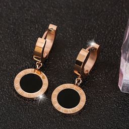 MYKI Rose Gold-Plated Circular Hoop Earrings-picture-7
