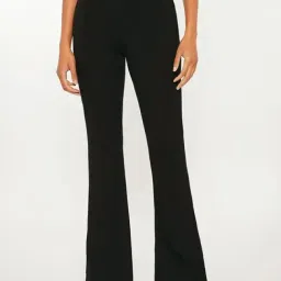 Broadstar Black Relaxed Fit High Rise Trousers-picture-15
