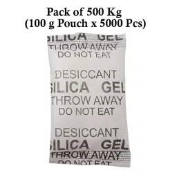 Ecofresh 100 g Silica Gel Granules in Paper Pouch White Color Desiccant for Absorbing Moisture (Pack of 5000 Pcs) image 2