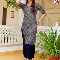 SZN Women Floral Printed Indie Florals Crepe Kurta-picture-29