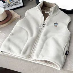 FOREVER FRIDAY Boys Mock Collar Solid Gilet Jacket-picture-15