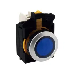 IDEC CW Series Flash Silhoutte Switch Pilot Light Round Flat Type and 22 mm Dia, CW4P-1EQ2S-picture-12