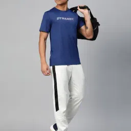 ALCIS Blue Anti Static Slim Fit Printed Sports T-Shirt image 5