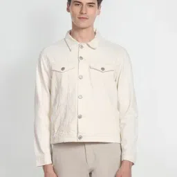 U.S. Polo Assn. White Cotton Regular Fit Denim Jacket-picture-39