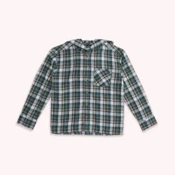 Pantaloons Junior Green & White Cotton Chequered Full Sleeves Shirt-picture-30