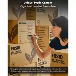 Eosio Corrugated Boxes 5 Ply 18X12X12 inch Size Cardboard Brown (Pack of 4) image 4
