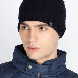 Status Quo Men Self Design Beanie-picture-10