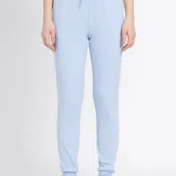 adidas Sky Blue Cotton Striped Track Pants-picture-14