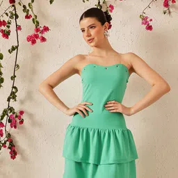 STREET 9 Women Solid Fit and Flare Dress-image-72
