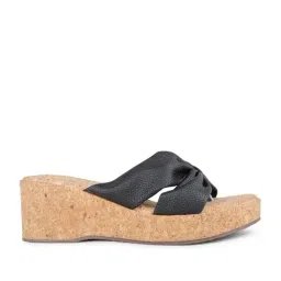 Inc.5 Women's Black Cross Strap Sandals image 3