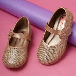 mine sole Minesole Shimmer Embellished Ballerinas - Gold-picture-15