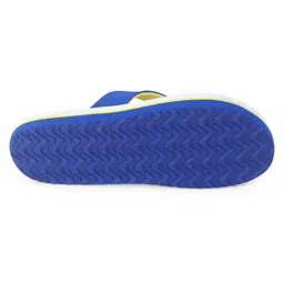 Pine Kids Slip On Flip Flops with Print -Blue & Yellow image 5