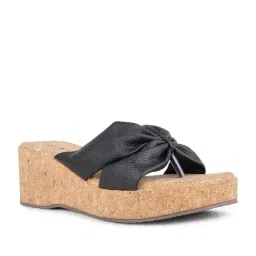 Inc.5 Women's Black Cross Strap Sandals image 2