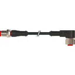 RS PRO Actuator Cable Right Angle Female 4 way M12 to Straight Male 4 way M12 Sensor 2 m, 1747879-picture-31