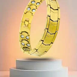 Jewelry Miguel Men Stainless Steel 18K Gold-Plated Link Bracelet-picture-38