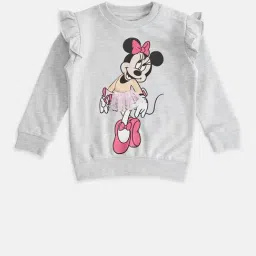 Pantaloons Baby Grey Printed Full Sleeves Sweatshirt-image-4