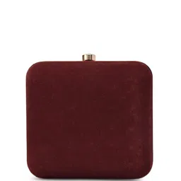 FOR THE BEAUTIFUL YOU Embroidered Box Clutch image 4