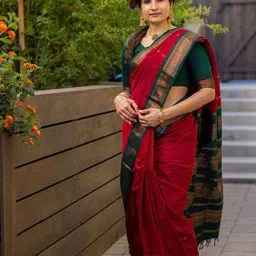Rujave Woven Design Zari Art Silk Kanjeevaram Saree-picture-19