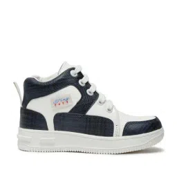 Tiny Bugs Kids White & Navy Casual Sneakers-image-95