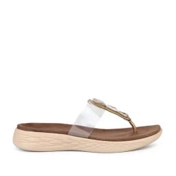 Inc.5 Women's Antique Gold Thong Wedges-picture-25
