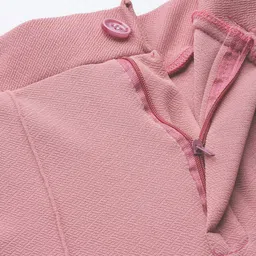 Muhuratam Girls Casual Pink Colour Solid Nylon Pant image 5