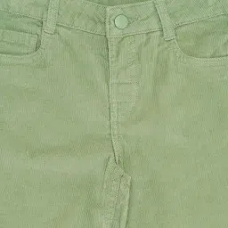 Pantaloons Junior Green Regular Fit Trousers image 4