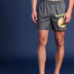 Mast & Harbour Men Pack of 2 Printed Assorted Pure Cotton Boxers M&H-KEN-MBOX- PRINT-02SR image 5