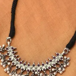 Jaypore Silver Slip on Necklace image 2