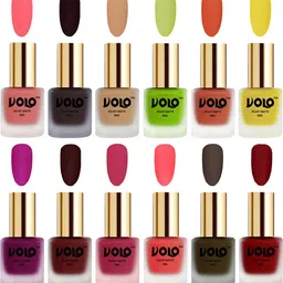 VOLO Set Of 12 Velvet Matte Nail Polish - 8 ml Each image 1