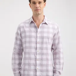 Pepe Jeans Tartan Checks Spread Collar Opaque Cotton Shirt-image-81