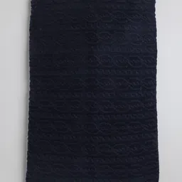 Yellow Apple Cabble Button Blanket Sleeping Bag - Navy image 4