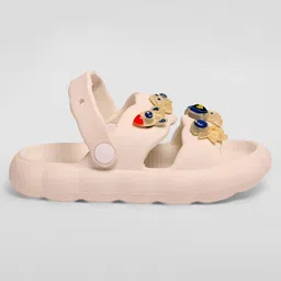 KIDLINGSS Space Theme Applique Detailed Clogs - White image 5