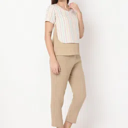 NOT SO PINK Printed Pure Cotton Top With Trouser Co-Ords image 4