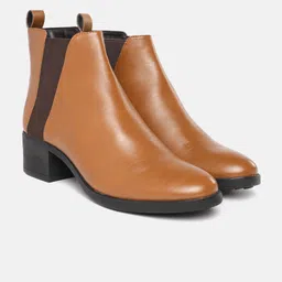 The Roadster Lifestyle Co. Women Block Heel Chelsea Boots-image-70