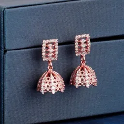 GIVA 92.5 Sterling Silver Dome of Charm Earrings for Women-image-50